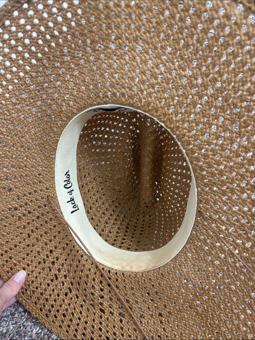 Lack of Color Straw Woven Hat - Picture 3 of 3